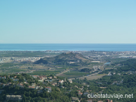 El Mediterráneo desde La Creu, Gilet (Valencia)